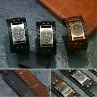 ราคา เข็มทิศ สายรัดข้อมือ หนัง สร้อยข้อมือ พระเครื่อง ผู้ชาย ไวกิ้ง รูนี่ย์ (1730944146868505197)