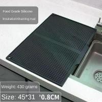 ราคา เสื่อเคาน์เตอร์ครัว, วัสดุซิลิโคน, เสื่อระบายน้ำ, เกรดอาหาร, แผ่นรองจานสี่เหลี่ยม, ทนอุณหภูมิสูง, ชั้นวางท่อระบายน้ำในครัว ชั้น วาง สินค้า มินิมาร์ท ทนทาน > 25 กก. ที่เก็บของแ (1731504161029064216)