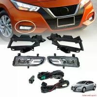 ราคา แบบพกพา ไฟตัดหมอก ไฟสปอร์ตไลท์ ดวงไฟ LED รุ่น นิสสัน อัลเมร่า NISSAN ALMERA ปี 2020 - 2022 พร้อมครอบ สีดำ และชุดสายไฟ 1 ชุด มอเตอร์ไซค์ Motorcycle (1731661437578152205)