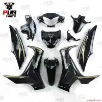 ราคา คุณภาพรับประกันได้ PUGParts ชุดสีเวฟ125i wave125i ปลาวาฬ (ชุด13ชิ้น) สีดำเงา ชุดสีเวฟ125i 2012-2017 Motorcycle มอเตอร์ไซค์ (1731738867531089992)