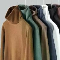 ราคา เสื้อกันหนาวผู้ชาย พลัสไซส์ คอเต่า แขนยาว เสื้อเชิ้ตกันความร้อน เสื้อผ้าอบอุ่น มีไซส์ L-5XL สีเขียว กาแฟ สีกากี สีเทา สีดำ และสีขาว (1731111882986785328)