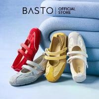 ราคา BASTO Women's Platform Mary Jane Sneakers รองเท้าแมรี่เจน รองเท้าส้นตึก รองเท้าผ้าใบ A9003 I5728 (1731693856719602933)