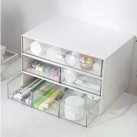 ราคา ฟรีสติ๊กเกอร์ กล่องเก็บของแบบมีลิ้นชัก กล่องใส่เครื่องประดับ จิปาถะ เก็บเครื่องสําอางค์ (1730301857141393547)