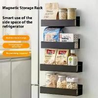 ราคา ออแกไนเซอร์ชั้นวางด้านข้างตู้เย็นแม่เหล็ก, เหมาะสำหรับเตาอบไมโครเวฟ, เครื่องซักผ้า, ติดผนังแบบไม่มีเจาะ, ที่เก็บของในครัว, ชั้นวางแม่เหล็ก, สำหรับใช้ในครัว (1731710001943315553)