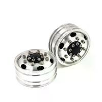 ราคา 1/14 Tamiya rc truck วงล้ออลูมิเนียมด้านหน้า สำหรับรถบังคับ 1/14 รถบรรทุก (1732201805573163622)