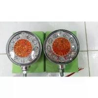 ราคา จำนวน1ดวง ไฟรถโรงเรียน2ด้าน สีส้มล้วน24 v รถอีแต๋น รถไถ รถบัส รถสิบล้อ หลอด Led คําแนะนําการขายที่ร้อนแรงในเดือนนี้ (1731401177657410977)