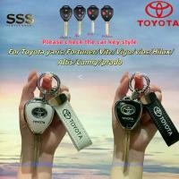 ราคา ซองใส่กุญแจรีโมทอัจฉริยะรถยนต์ TOYOTA, วัสดุหนังและเปลือกโลหะผสมสังกะสี, อุปกรณ์เสริมพวงกุญแจป้องกัน, เหมาะสำหรับ Toyota Yaris, Fortuner, Vitz, Vigo, Vios, Hilux, Altis, Camry, P (1732335054969801548)