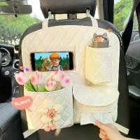 ราคา กระเป๋าเก็บของเบาะหลังรถยนต์ ดีไซน์น่ารัก ที่เก็บของแบบแขวนที่ด้านหลังของเบาะรถยนต์ กล่องเก็บของอเนกประสงค์ ถังขยะในรถยนต์ กล่อง ใส่ ของ หลัง รถ ยนต์ กล่อง เก็บ ของ รถยนต (1731280310296479730)