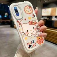 ราคา เคสโทรศัพท์สำหรับ Samsung A10 M10 เคส Hello Kitty ลายไอศกรีมคลื่น นุ่ม บาง บางเฉียบ (1729727003523713669)
