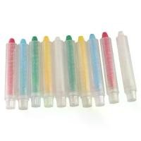 ราคา ปากกาวาดภาพชอล์กปลอดฝุ่น ดีไซน์สร้างสรรค์ ปลอดสารพิษ ปากกาสีขาว เหมาะสำหรับครู ภาพวาด DIY สีสันสดใส ชอล์กน้ำแข็ง อุปกรณ์สำนักงาน (1731227730709350376)