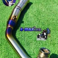 ราคา คอท่อไทเทเนียม )X-MAX (38mm)ราคาถูก อะไหล่มอเตอร์ไซค์ อะไหล่แต่ง อะไหล่สวยงาม (1731370748281456040)