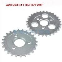 ราคา อะไหล่มอเตอร์ไซค์, สเตอร์หลังฟัน 24T/29T/31T/35T/37T, สำหรับ Pitbike RM Monkey Bike Z50 50CC, โซ่ 420, เหมาะสำหรับโซ่ Z50 (1731592380857223809)
