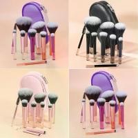 ราคา ชุดแปรงแต่งหน้า มินิ 10 ชิ้น ด้ามคริสตัล แปรงรองพื้นแบบพกพา แปรงอายแชโดว์ รวมกระเป๋าปัดแก้ม benetint nudelip ลิป ซองเซเว่น mer rez ca mirror shine lipgloss คุชชั่น เซเว่น ลิปทิ้นท์ เซรั่ม (17315902844