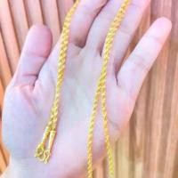 ราคา สร้อยคอ หนัก 2 สลึง ยาว 18-20 นิ้ว ลายดิสโก้ พ่นทราย สินค้าขายดีสุด ชุบเศษทองแท้ ชุบทอง100% ช่างฝีมือ (1731764675892250422)