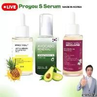 ราคา PRO YOU - เซ็ท3ชิ้น เซรั่มนำเข้าจากเกาหลี Professional Avocado Renewal Serum +อัลฟ่า อาร์บูติน - Calming Treatment Line +Mulberry สำหรับทุกสภาพผิว 1 ขวด ปริมาณ 30 มล. (1731492593337862032)