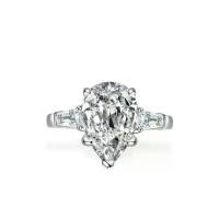 ราคา แหวน Moissanite, เงิน S925, ฝังหรูหรา, แหวนหยดน้ำตารูปพีช, 4 กะรัต, สำหรับผู้หญิง (1731756028299084934)