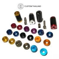 ราคา สวัสดิการสด ชุดปลายกันล้มใส่ POM black+แหวน+ฝาสี ชุดแต่งปลายกันล้ม ติดตั้งปลายกันล้ม CNC HarleyDavidson (1731499486881810081)