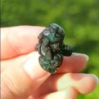 ราคา แหวน Obsidian Pi Xiu, หินธรรมชาติ, สำหรับผู้ชายและผู้หญิง, แหวนคู่, เชือกถักมือ, แหวนนิ้วหัวแม่มือนำโชค, นิ้วเทรนด์, เชือกถักเปีย (1731391616038241582)