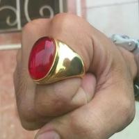 ราคา แหวน cruveทองแดง ทับทิม หัวสังเคราะห์ สแตนเลสแท้100% ของแท้100% (1729425587759712661)