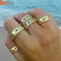 ราคา แหวนตา เพทาย สองด้าน จี้ตาสีฟ้า ข้อมือ เลส แหวน รุ่น (1731580020662830611)