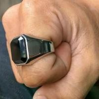 ราคา แหวน เงิน นิลดำเรียบรุ่น2 สแตนเลสแท้100% ของแท้100% (1729426006842313109)