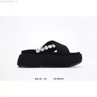 ราคา รองเท้าแตะแฟชั่น GG-CC ประดับด้วยเพชรที่โรแมนติก เหมาะสำหรับเล่นกีฬา รองเท้าแตะ (1731248969482994773)