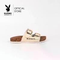 ราคา [พร้อมส่ง] PLAYBOY รองเท้าแตะ ลิขสิทธิ์แท้ ST-HS213C050 ดีไซน์คาดเข็มขัดคู่สกรีนโลโก้ข้าง มี 4 สี สีขาว/เบจ/น้ำตาล/เทา (1731586561985643946)