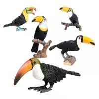 ราคา ฟิกเกอร์ Toucan สัตว์นกป่าต้นฉบับ, โมเดลแอ็คชั่นฟิกเกอร์พีวีซีเหมือนจริง, ของเล่นจิ๋วสร้างสรรค์อเมริกัน, สำหรับเด็ก, [COD] (1731193474954660814)