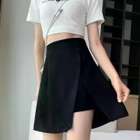 ราคา กระโปรงรัดรูป พลัสไซส์ สีดำ ทรงเอ เอวสูง ผ่าข้าง เหมาะสำหรับฤดูร้อน 2025 มาใหม่ กระโปรงทรงผิดปกติ สำหรับผู้หญิง กระโปรง ทรงแคบ กระเป๋า ข้าง jorts น้อมจิตต์ แอร์ คลูเบอร์ ถุง สุ่ม (1731573659993605288)