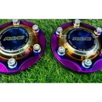 ราคา ฝาครอบดุมล้อไทเท แบบตบเข้า แม็ก 6 รู ขนาด 106 mm 1 คู่ ของแต่งรถวัยรุ่นอินโดครบชุด (1729725984784878214)