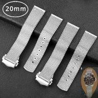 ราคา อุปกรณ์เสริมนาฬิกา, สร้อยข้อมือ 20 มม., สำหรับ Omega Seamaster 300 007 AT150 Series, สายเหล็กมิลาน, กันน้ำและกันเหงื่อ, โซ่ผู้ชาย (1731444787519916191)