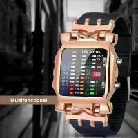 ราคา นาฬิกาดิจิตอล LED สำหรับผู้ชาย นาฬิกาข้อมือกีฬาทหาร PU นาฬิกาผู้ชาย วันที่ แฟชั่น ธุรกิจ ของขวัญสำหรับเด็กผู้ชาย สร้อยข้อมือ (1729723276062394654)