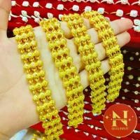 ราคา [จัดส่งทันที] สร้อยข้อมือ ลายพิกุล 3แถว น้ำหนัก 3 บาท,4 แถว น้ำหนัก 4 บาท,5 แถว น้ำหนัก 5 บาทงานสวยจริง%งานหุ้ม งานชุบ# ห้างทองนพคุณ# (1731701142777923247)