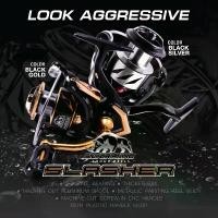 ราคา แนะนำ รอก Silver Rhino SLASHER รอกสปินนิ่งดีไซน์สุดเท่ มีให้เลือกถึง 2 สี 6 เบอร์ เบทคาสติ้ง ไวท์-3000 ตกปลา (1731676121353979316)