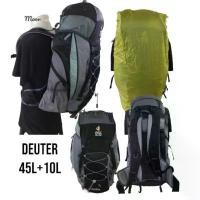 ราคา Deuter Futura 45L+10L(45ลิตร) กระเป๋าเป้เดินป่า มีผ้าคลุมกันฝนฟรี เหมาะกับการเดินทาง เดินป่า ฟังค์ชั่นใช้งานเยอะ (1731454502153062154)