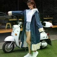 ราคา เสื้อกันฝน แฟชั่นกลางแจ้ง สไตล์ญี่ปุ่นและเกาหลี สำหรับผู้ใหญ่ เหมาะสำหรับท่องเที่ยว เดินป่า แบบยาว เสื้อปอนโชชิ้นเดียว กันน้ำ ทำจากวัสดุโพลีเอสเตอร์ที่เป็นมิตรกับสิ่งแวดล้อม (1731536394672702974)