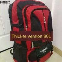 ราคา กระเป๋าเป้สะพายหลัง DUTRIEUX ความจุ 90 ลิตร สำหรับผู้ชายและผู้หญิง กระเป๋าทรงตะกร้า ความจุมาก กันน้ำ เหมาะสำหรับกิจกรรมกลางแจ้ง เช่น เดินป่า กระเป๋าเดินทางขนาดใหญ่ กระเป๋าทำงาน (1731646946754266574)