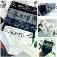 ราคา กางเกง แพค 5 ตัว(คละสี) กางเกงในชาย Munafie ผ้านิ่มเด้งใส่สบาย มีบริการเก็บ (1731743624747386539)