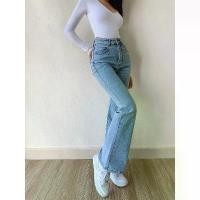 ราคา กางเกงยีนส์ขาบานวินเทจ สีฟ้าอ่อน สำหรับผู้หญิงสูง ทรงสลิมมิ่ง ยืดหยุ่นสูง รัดรูป ยกก้น ขากว้าง ไมโครเฟลลล พื้นยาว กางเกง กางเกงยีนส์ ขาสั้น เอวสูง กางเกง ป้าย wow แท้ มา ซี (1732296104009107953)