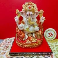 ราคา พระพิฆเนศประทานทรัพย์ ห่มผ้าสีแดง หน้าตักกว้าง 7 นิ้ว สูง 10 นิ้ว ขอพร ทรัพย์ การเงิน การงาน ธุรกิจ ความสำเร็จทั้งปวง (1731154919112607855)