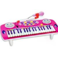 ราคา คีย์บอร์ด ของเล่นเด็ก ของเล่นคีย์บอร์ดพร้อมไมโครโฟน สำหรับเด็ก รุ่น 3702A - Pink - 03C - RIM - p2 (1732116941046188109)