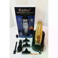 ราคา ปัตตาเลี่ยนกันขอบ แกะลาย Kemei 70 th รุ่น KM - 1949 สีทอง ** ลับคมแต่งฟัน** อุปกรณ์ทำผม (1729450211290351932)