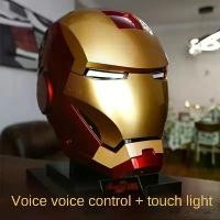 ราคา หมวกกันน็อคไอรอนแมน MK5, ควบคุมด้วยเสียง, เรืองแสง, เปิด-ปิด, การเปลี่ยนรูป, หมวกสวมหัวคอสเพลย์ฮาโลวีน แก้ว kk 22 ออนซ์ ปาก 98 กระดาษ ห่อ ฝรั่ง หน้ากาก พรานบุญ obito mask ลูกโป่ง (1731631064958600448)