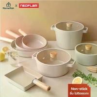ราคา Neoflam Fika x HomeHuk เครื่องครัวเกาหลี กระทะ หม้อ เคลือบเซรามิค non-stick ใช้ได้กับเตาทุกประเภท กระทะ หม้อ กระทะเคลือบหินอ่อน กระทะเกาหลี กระทะก้นลึก หม้อตุ๋น หม้อด้าม หม้อกระท (1729432855366241189)