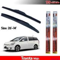 ราคา Baltassarshop01 แบบพกพา ที่ปัดน้ำฝน ใบปัดน้ำฝน ซิลิโคน ตรงรุ่น Toyota Wish ไซส์ 26-14 ยี่ห้อ Diamond กล่องแดง รถยนต์ มอเตอร์ไซค์ หม้อ น้ํา brd click (1730897297855187591)
