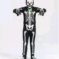 ราคา ชุดโครงกระดูก ชุดฮาโลวีน ชุดฮาโลวีนเด็ก ชุดแฟนซี พร้อมส่งในไทย (1729719276242242079)
