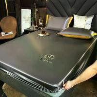 ราคา ท้อปเปอร์ 3in ความรู้สึกเย็นใหม่ชุด3ชิ้นขนาดที่คลุมเตียงควีน4/5/6ฟุตผ้าคลุมฟูกพร้อมปลอกหมอนขนาด1ผ้าปูเตียงแบบพอดี ที่นอน (1732196836859349886)