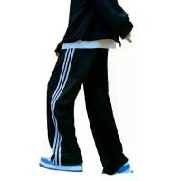 ราคา กางเกงผู้ชาย แฟชั่นฤดูร้อนใหม่ แบรนด์สามแถบ กางเกงวอร์มทรงตรง ทรงหลวม สไตล์สปอร์ต ขากว้าง ดีไซน์ลายทาง กางเกงลำลอง (1730273168121956947)