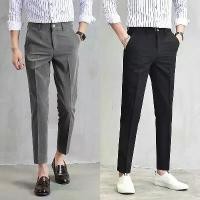 ราคา กางเกงขายาว 5 ส่วน กางเกงสแล็คผู้ชาย กางเกงแฟชั่น กางเกงผู้ชาย ใส่ทำงาน ใส่เที่ยว (1732028754223663847)