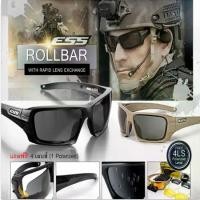 ราคา [COD] ESS Rollbar แว่นปั่นจักรยาน แว่นกันแดด แว่นตายุทธวิธี แว่นตากลางแจ้ง sunglasses unisex มีเลนส์ 4 ชุด (1731510162705057533)